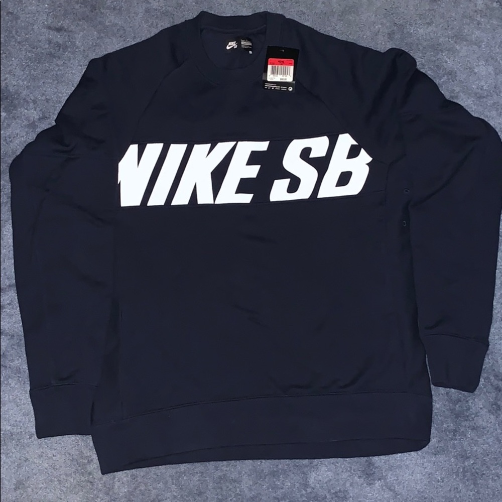 NWT NAVY NIKE SB SWEATSHIRT